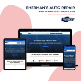 Digital Honchos- Sherman's Auto repair Website